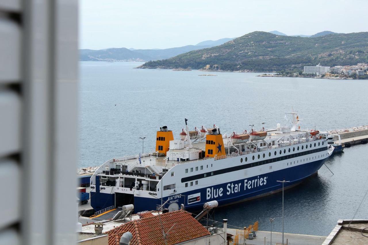 Old Town Apartment With Sea View Kavála ภายนอก รูปภาพ